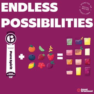 Good Gracious! isn't a wine, beer or soda. So what IS it? Great question. The possibilities are endless! We've got craft cocktails, agua frescas, teas, and lemonades ready to be poured from the tap, over ice, and customized with 0%, 4% or 10% alcohol. 

The best thing? No matter what sounds good to you, they're all impossibly delicious. Tap into something good! 🍇🍓 🍊 
.
.
.
#goodgracious #goodgraciousbeverages #drinkgg #beverageindustry #hospitalityindustry #restaurantindustry #happyhourdrinks #raiseaglass #virgincocktails #virgindrinks #alcoholalternative #alcoholfreedrinks #nonalcoholiccocktail #boozefree #zeroproof #sobercurious #organicbeverages #organicalcohol #organicdrinks #usdaorganic #drinkclean #drinkwell #lowalcohol #veganalcohol #crafttea #botanicalblend #botanicaldrink #drinkculture #cocktailmaking #mocktailsandcocktails